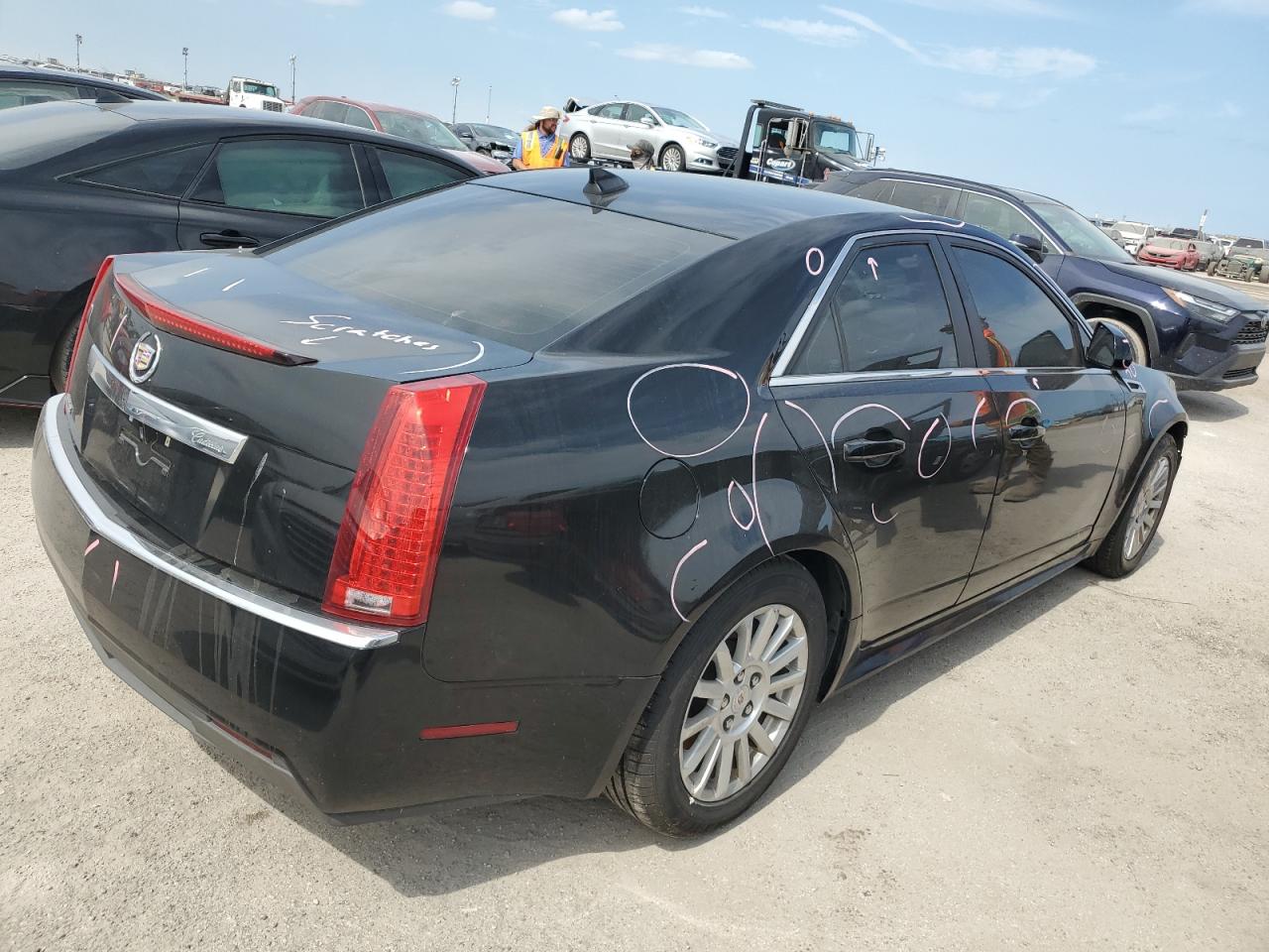 2013 Cadillac CTS VIN 1G6DE5E51D0162586 Copart auction photo, water/flood damage thumbnail 3