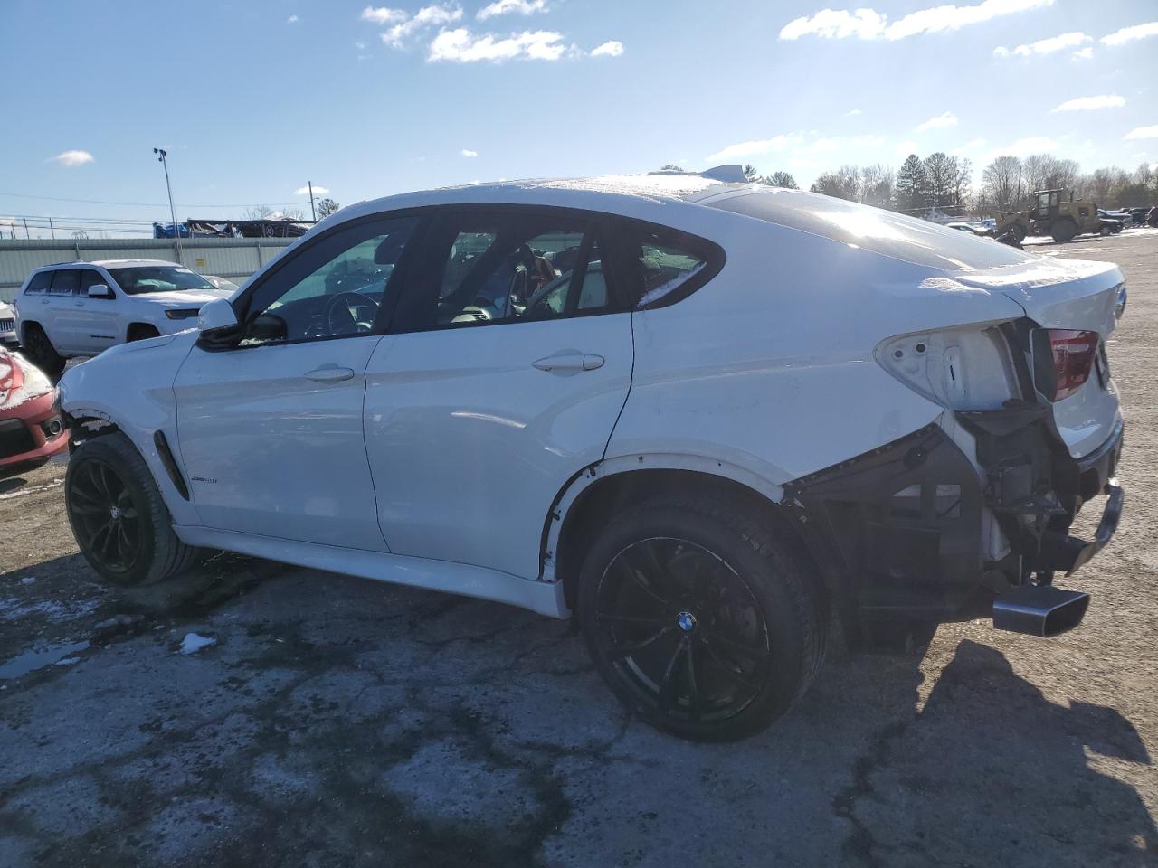 2018 BMW X6 VIN 5UXKU2C53J0Z61966 Copart auction photo, all over damage thumbnail 2
