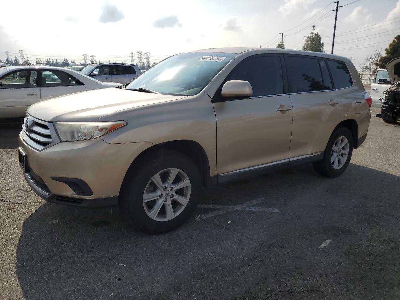 2013 Toyota Highlander VIN 5TDZK3EH5DS106674