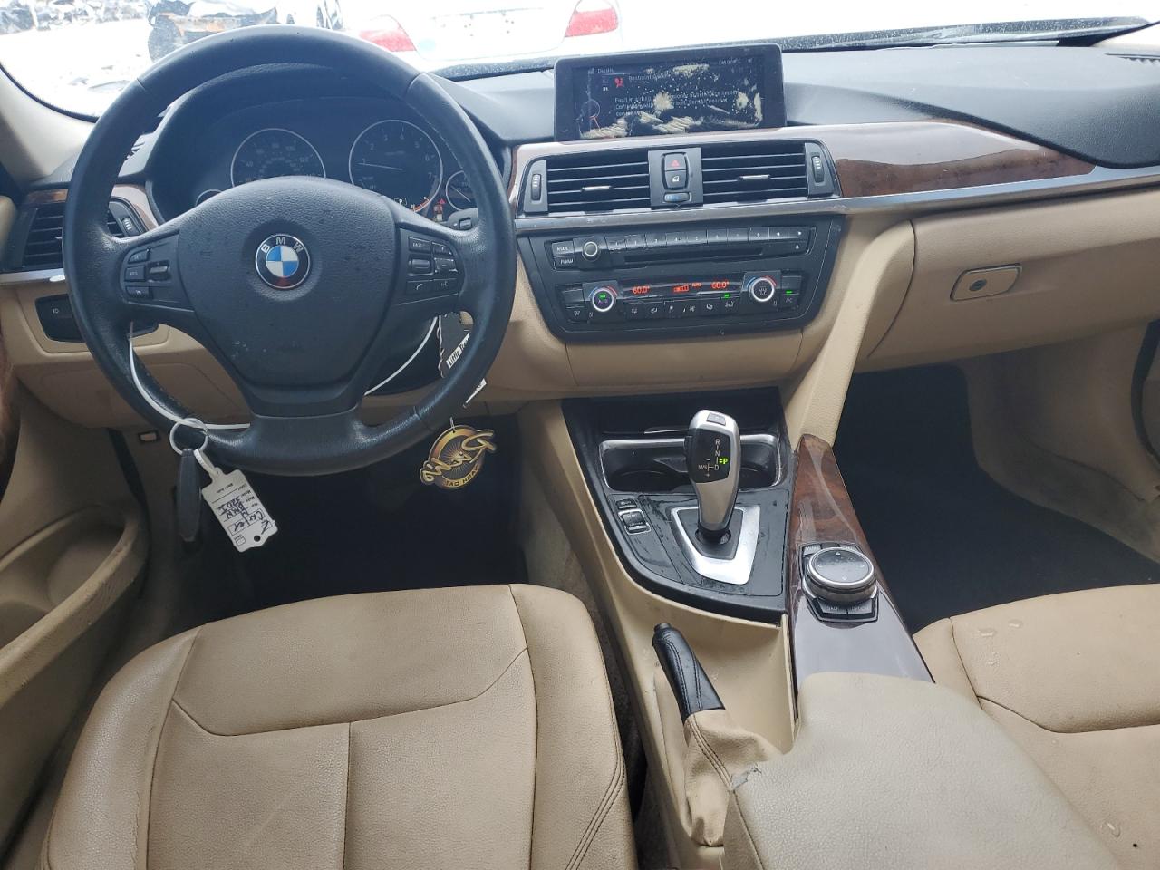2014 BMW 3er VIN WBA3B1G50ENS78872 Copart auction photo, side damage thumbnail 8