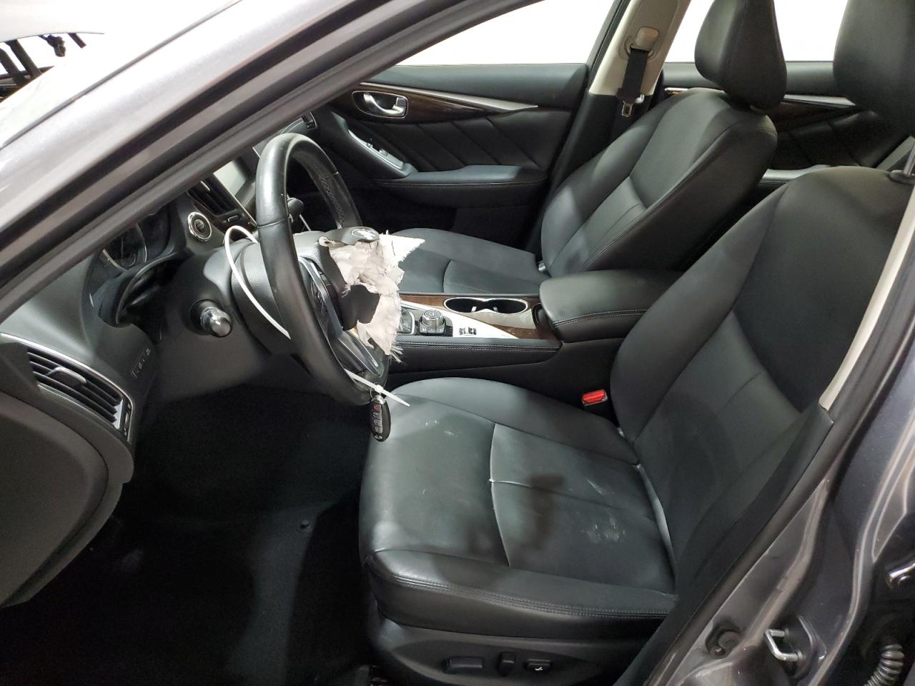 2018 Infiniti Q50 VIN JN1CV7AR3JM280370 Copart auction photo, front end damage thumbnail 7