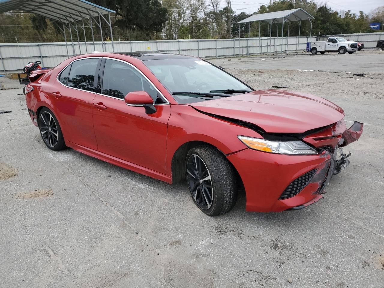 2020 Toyota Camry VIN 4T1K61AK5LU338659 Copart auction photo, rear end / front end damage thumbnail 4