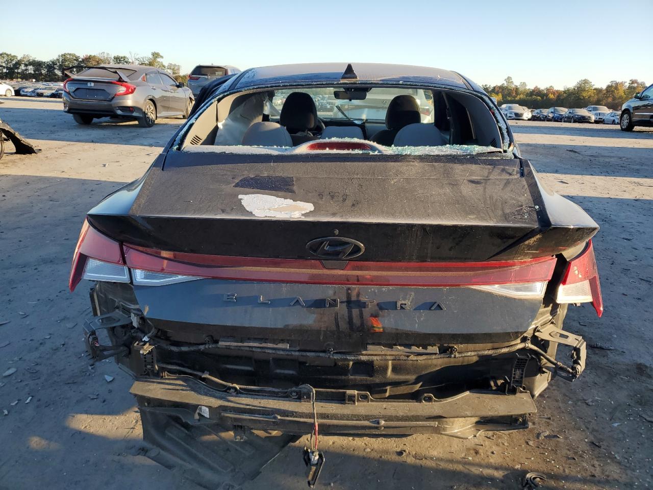 2021 Hyundai Elantra VIN 5NPLL4AG6MH015635 Copart auction photo, all over damage thumbnail 6