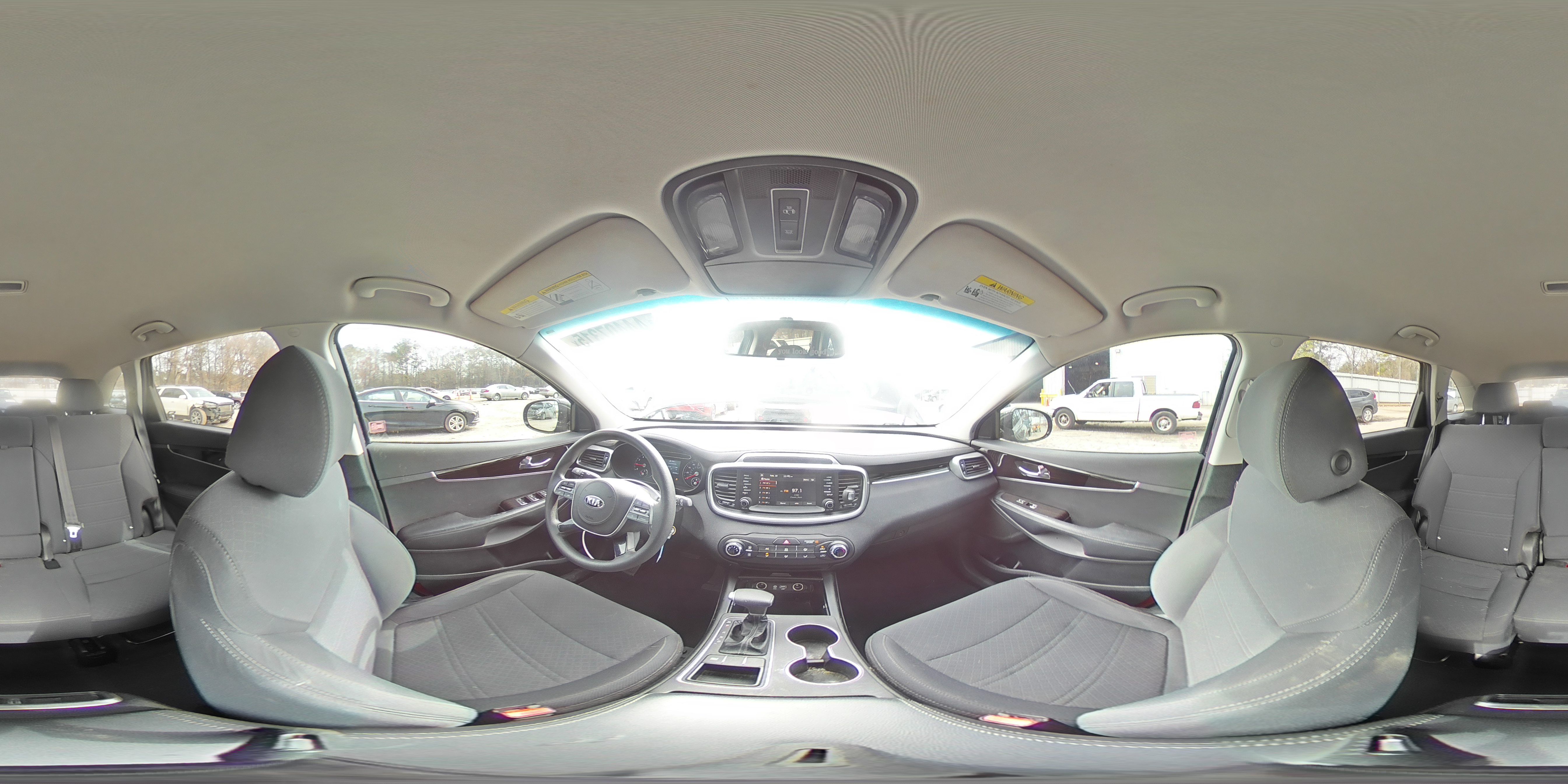 2019 KIA Sorento VIN 5XYPG4A37KG593329 Copart auction photo, front end damage thumbnail 15