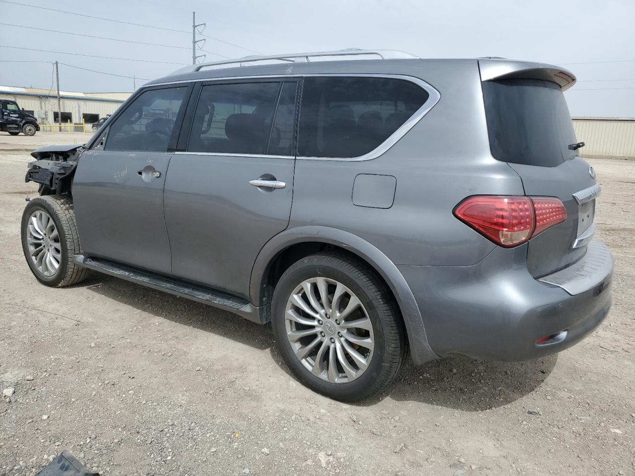 2016 Infiniti QX80 VIN JN8AZ2ND7G9801097 Copart auction photo, front end damage thumbnail 2