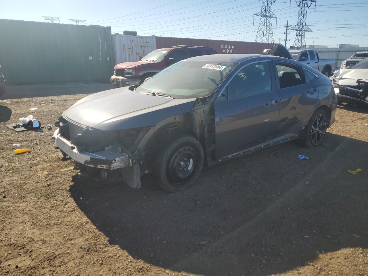 2021 Honda Civic VIN 2HGFC2F88MH558174