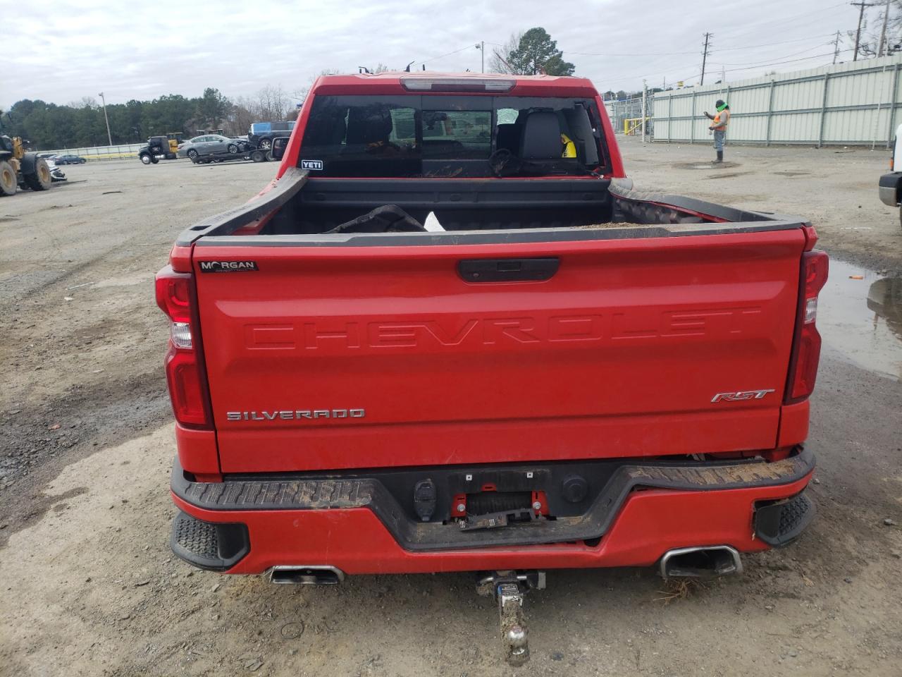 2021 Chevrolet Silverado VIN 1GCUYEEL8MZ296686 Copart auction photo, all over damage thumbnail 6