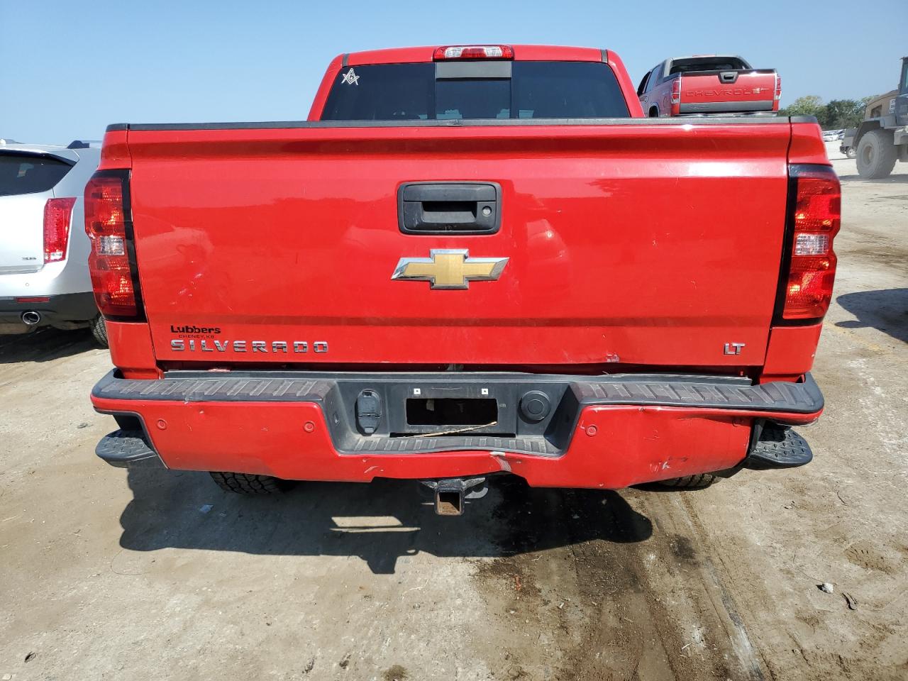 2018 Chevrolet Silverado VIN 3GCUKREC2JG406684 Copart auction photo, all over damage thumbnail 6