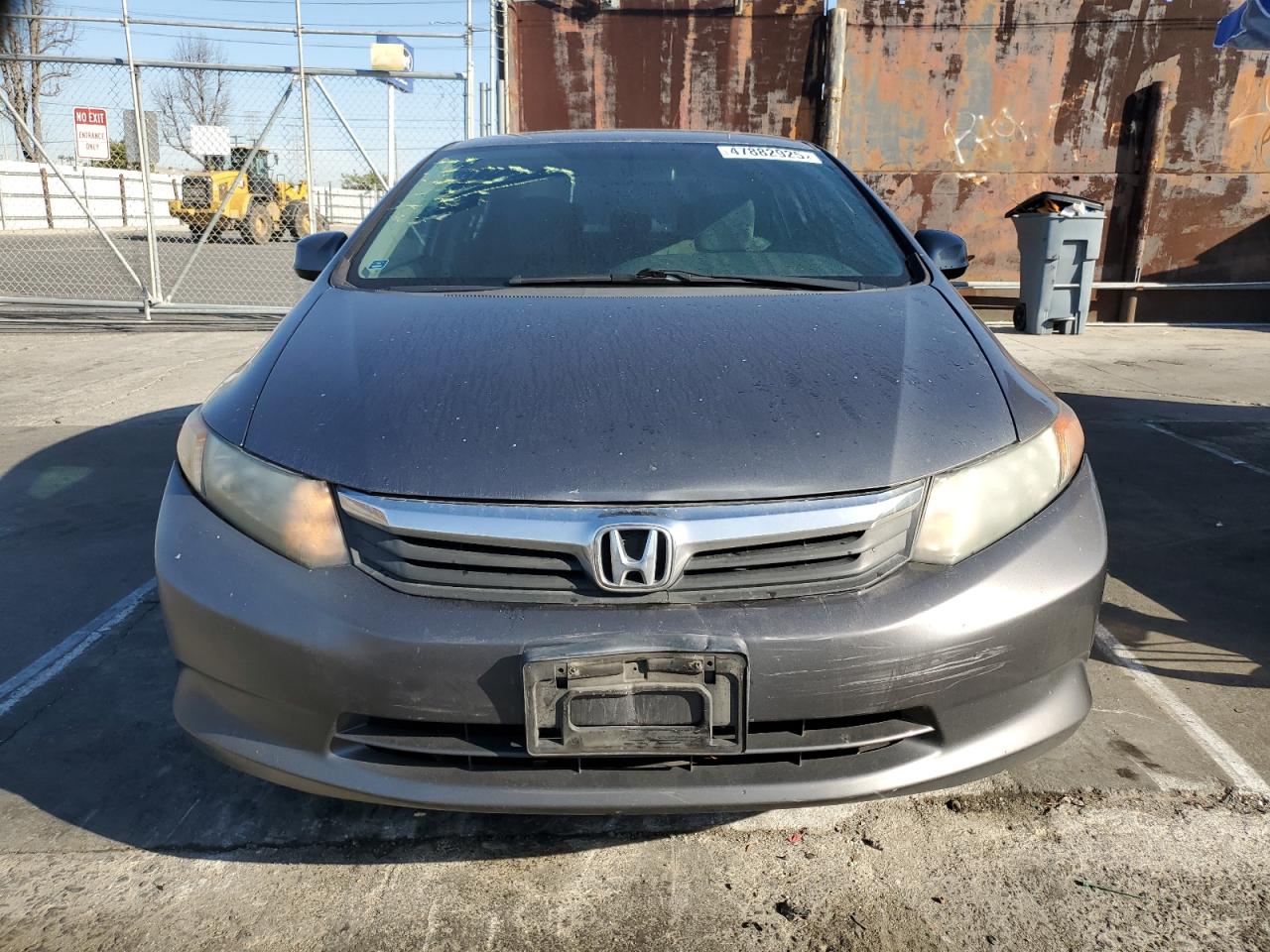 2012 Honda Civic VIN 19XFB2F50CE387681 Copart auction photo, side damage thumbnail 5