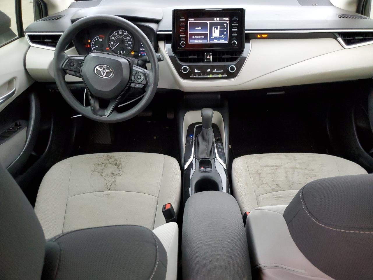 2020 Toyota Corolla VIN JTDDPRAE1LJ009736 Copart auction photo, front end / side damage thumbnail 8