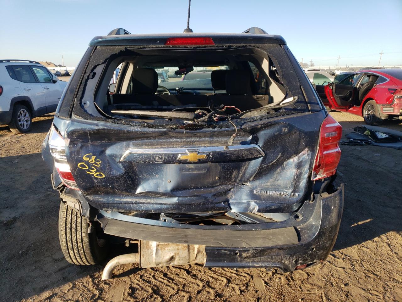 2016 Chevrolet Equinox VIN 2GNALCEK4G6237137 Copart auction photo, all over damage thumbnail 6
