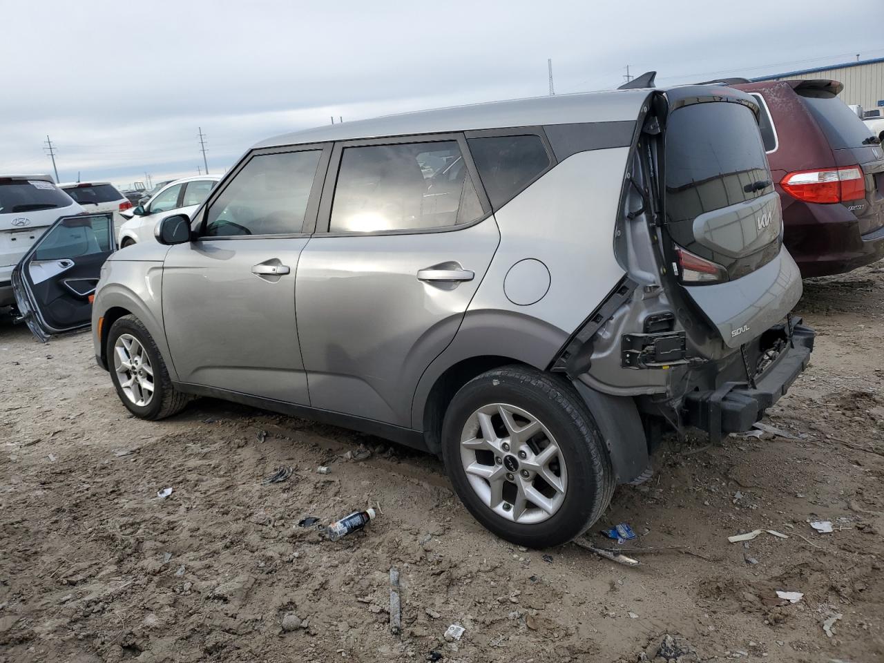 2023 KIA Soul VIN KNDJ23AUXP7883401 Copart auction photo, side / rear end damage thumbnail 2