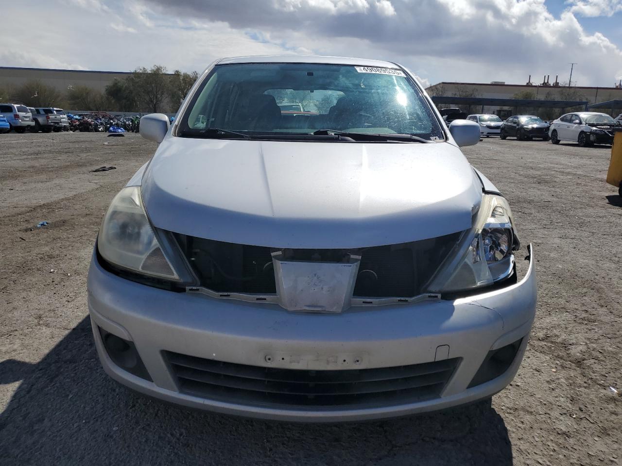 2007 Nissan Versa VIN 3N1BC13EX7L416747 Copart auction photo, front end damage thumbnail 5