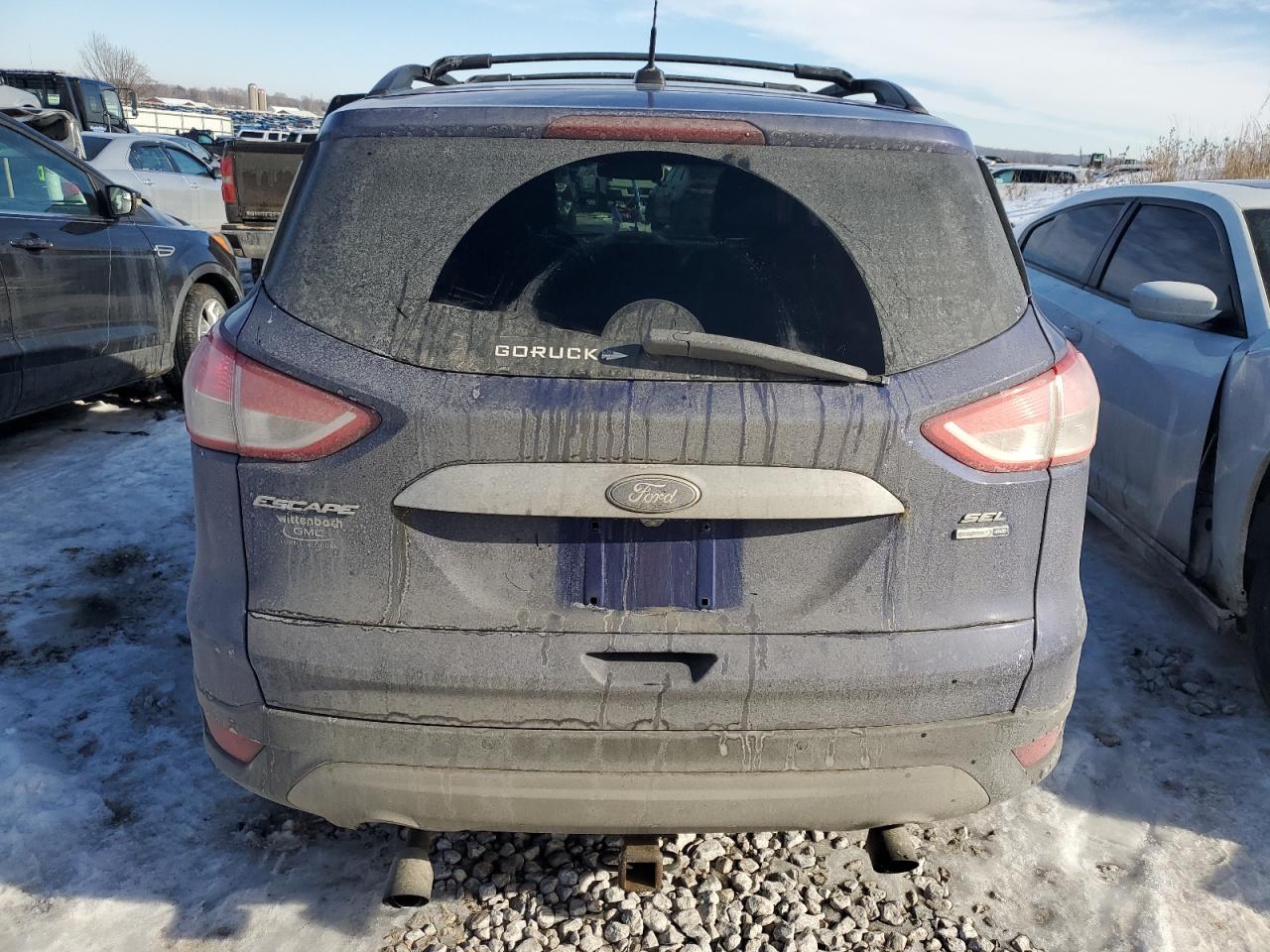 2013 Ford Escape VIN 1FMCU9H98DUD45005 Copart auction photo, side damage thumbnail 6