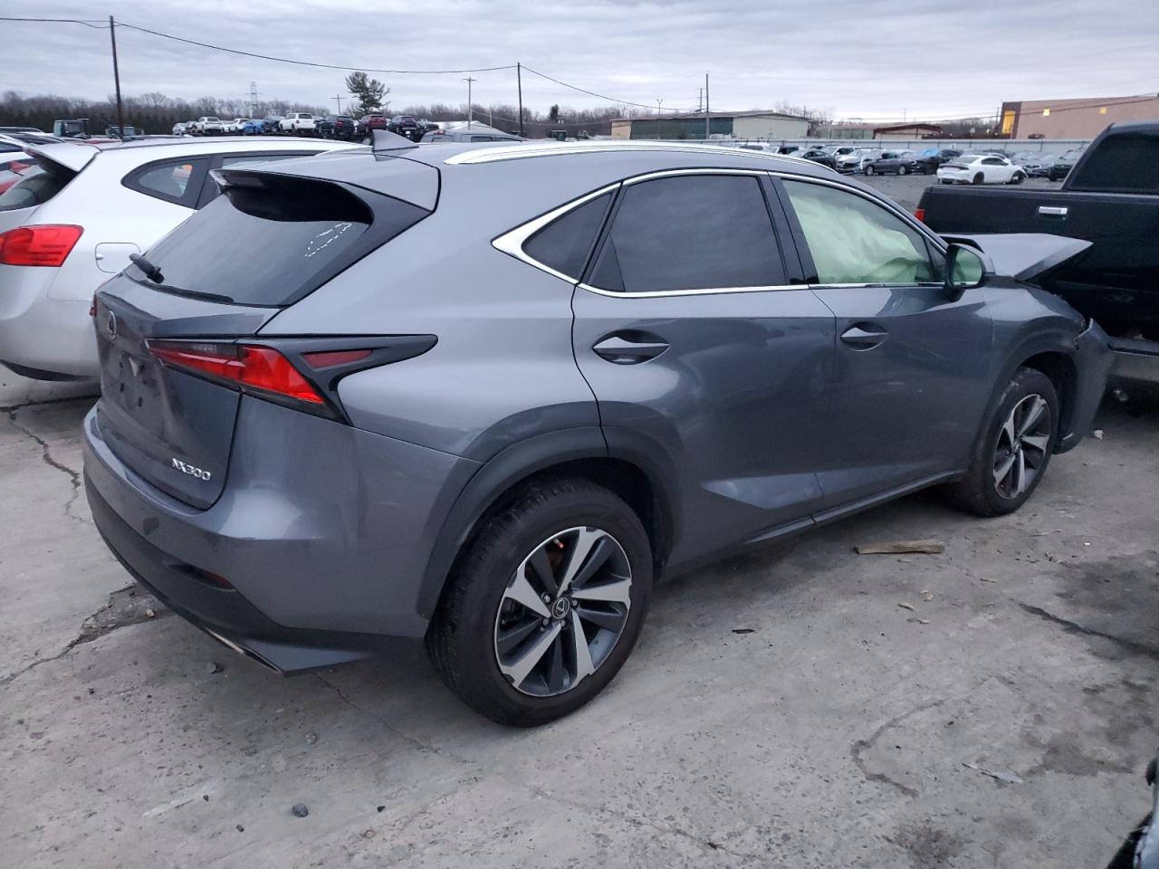 2021 Lexus NX VIN JTJGARDZ2M2247343 Copart auction photo, all over damage thumbnail 3