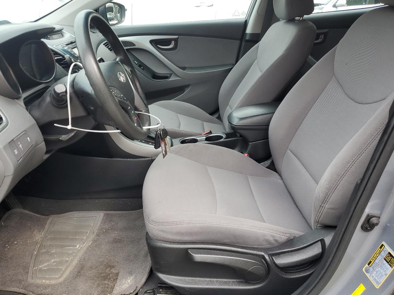 2016 Hyundai Elantra VIN 5NPDH4AE2GH679519 Copart auction photo, undercarriage damage thumbnail 7