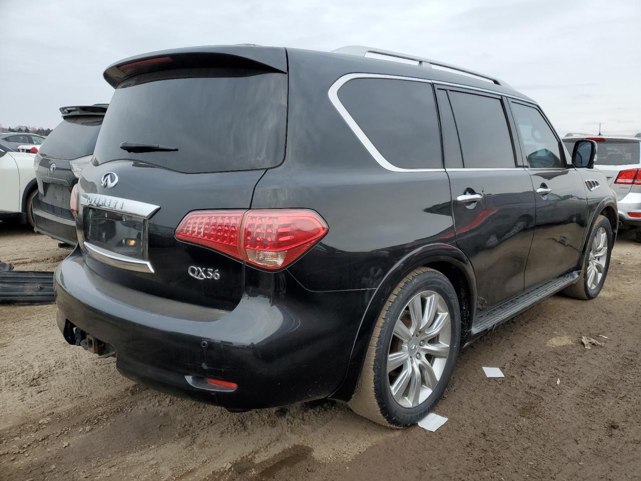 2011 Infiniti QX56 VIN JN8AZ2NE6B9001778 Copart auction photo, minor dent/scratches damage thumbnail 3