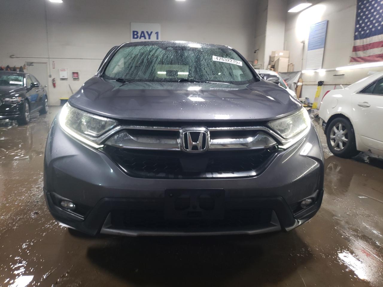 2017 Honda CR-V VIN 5J6RW2H56HL034157 Copart auction photo, side / front end damage thumbnail 5