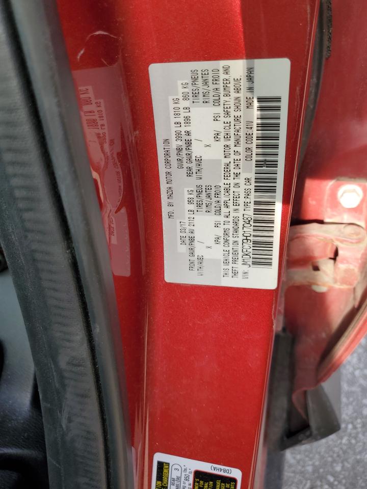 2017 Mazda CX-3 VIN JM1DKFC79H0170487 Copart auction photo, rear end damage thumbnail 12