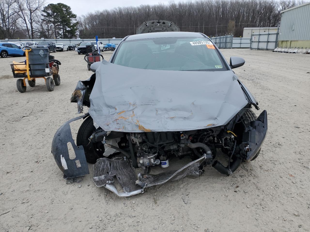 2017 Hyundai Elantra VIN KMHD74LF2HU072306 Copart auction photo, biohazard/chemical / front end damage thumbnail 5