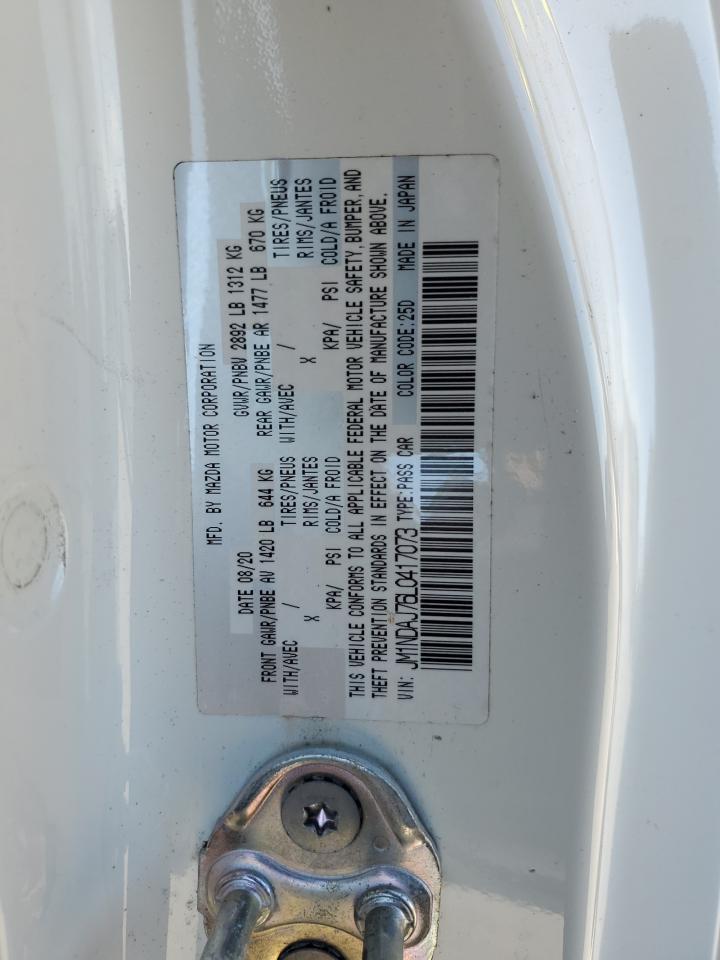 2020 Mazda MX-5 VIN JM1NDAJ76L0417073 Copart auction photo, rear end damage thumbnail 13