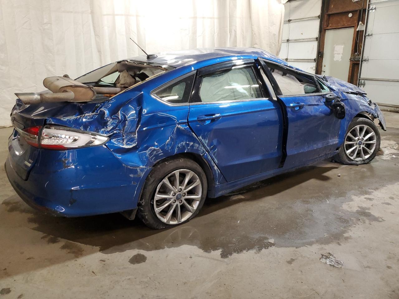 2017 Ford Fusion VIN 3FA6P0HD6HR304755 Copart auction photo, rollover damage thumbnail 3