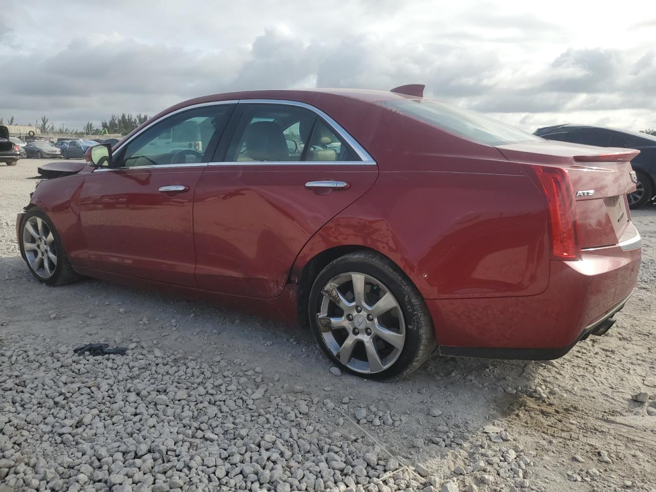 2016 Cadillac ATS VIN 1G6AB5SX8G0145256 Copart auction photo, front end / side damage thumbnail 2