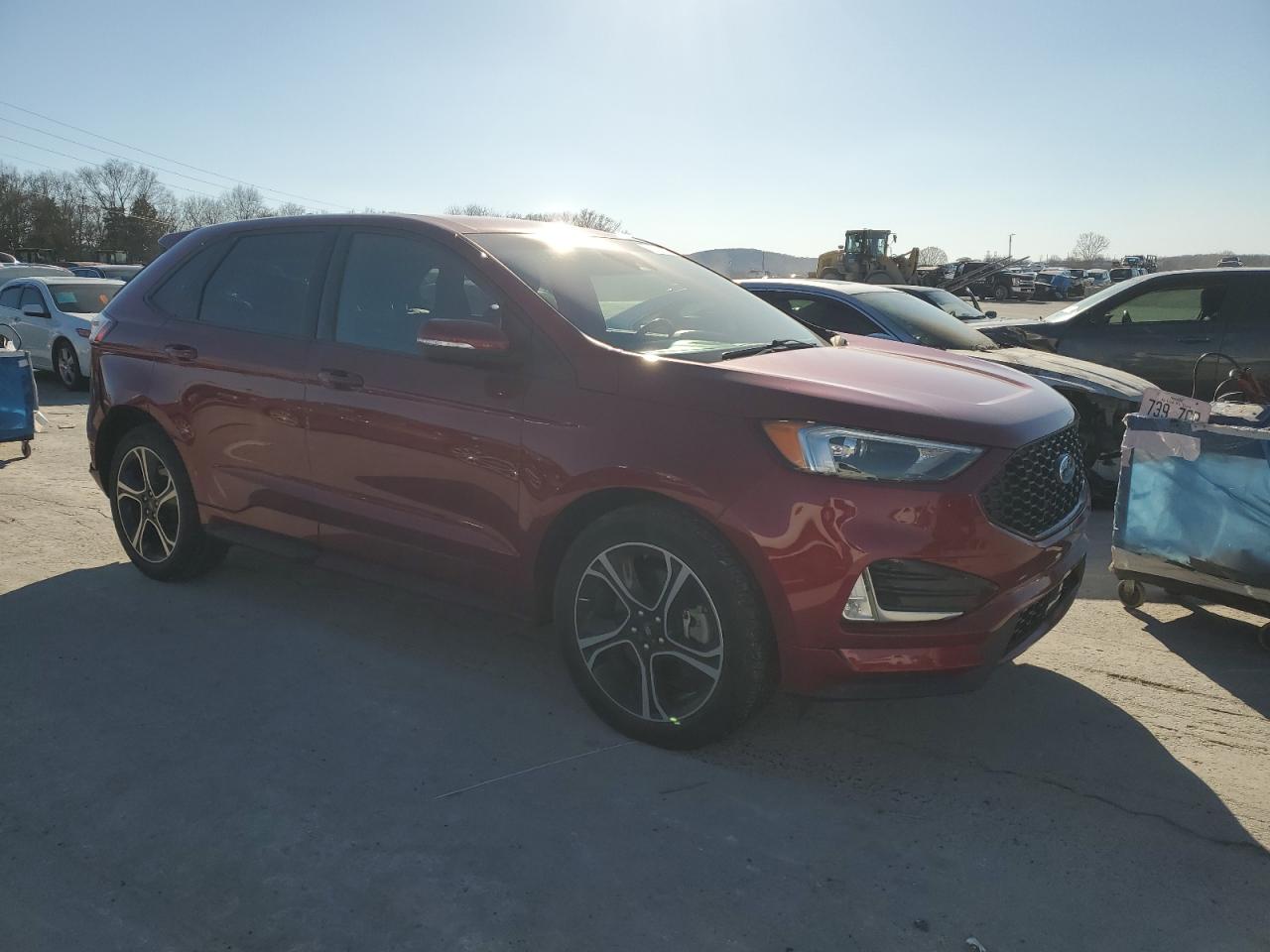 2019 Ford Edge VIN 2FMPK4AP6KBB31345 Copart auction photo, rear end damage thumbnail 4