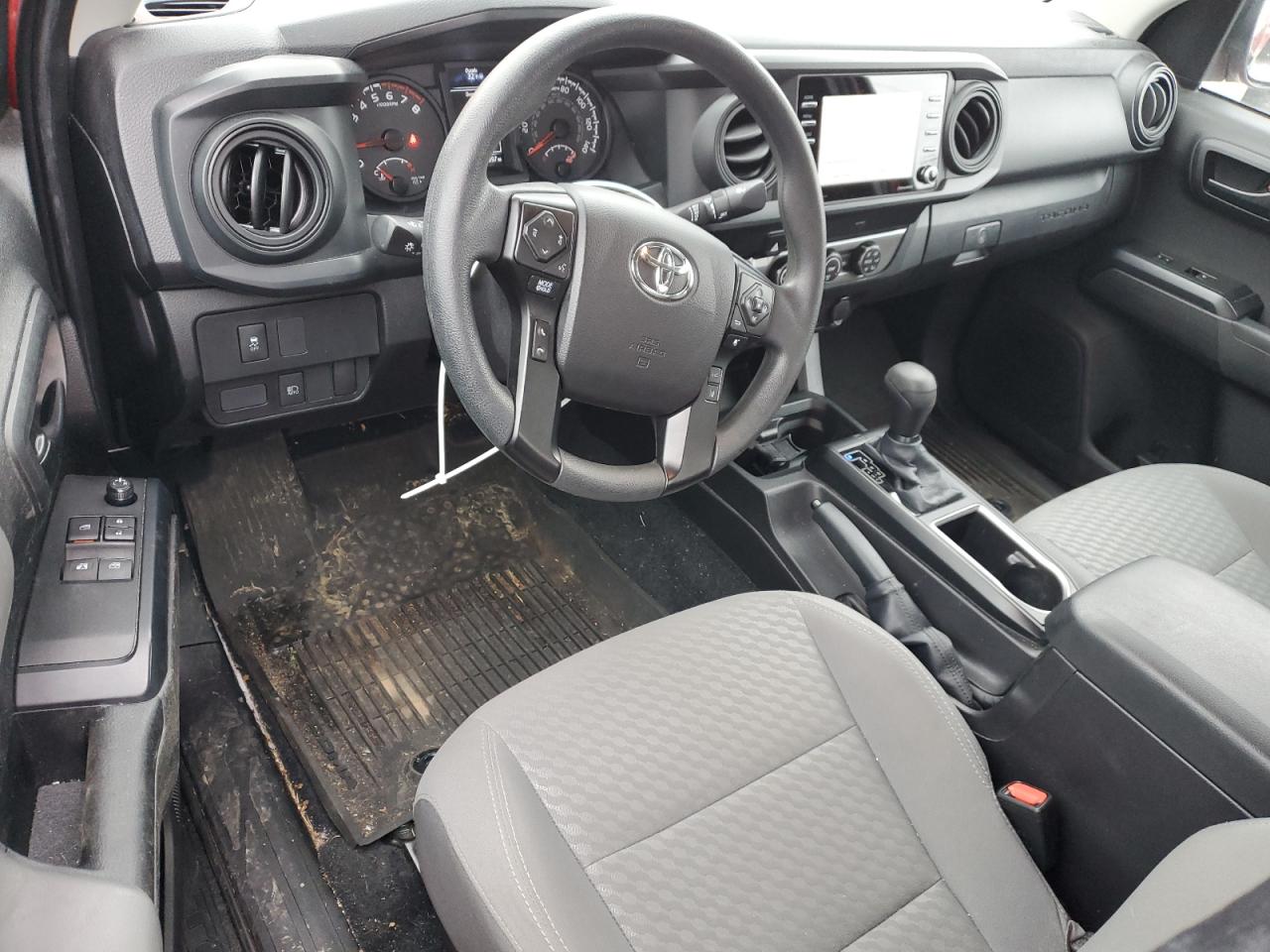 2022 Toyota Tacoma VIN 3TYSX5ENXNT015202 Copart auction photo, front end damage thumbnail 8