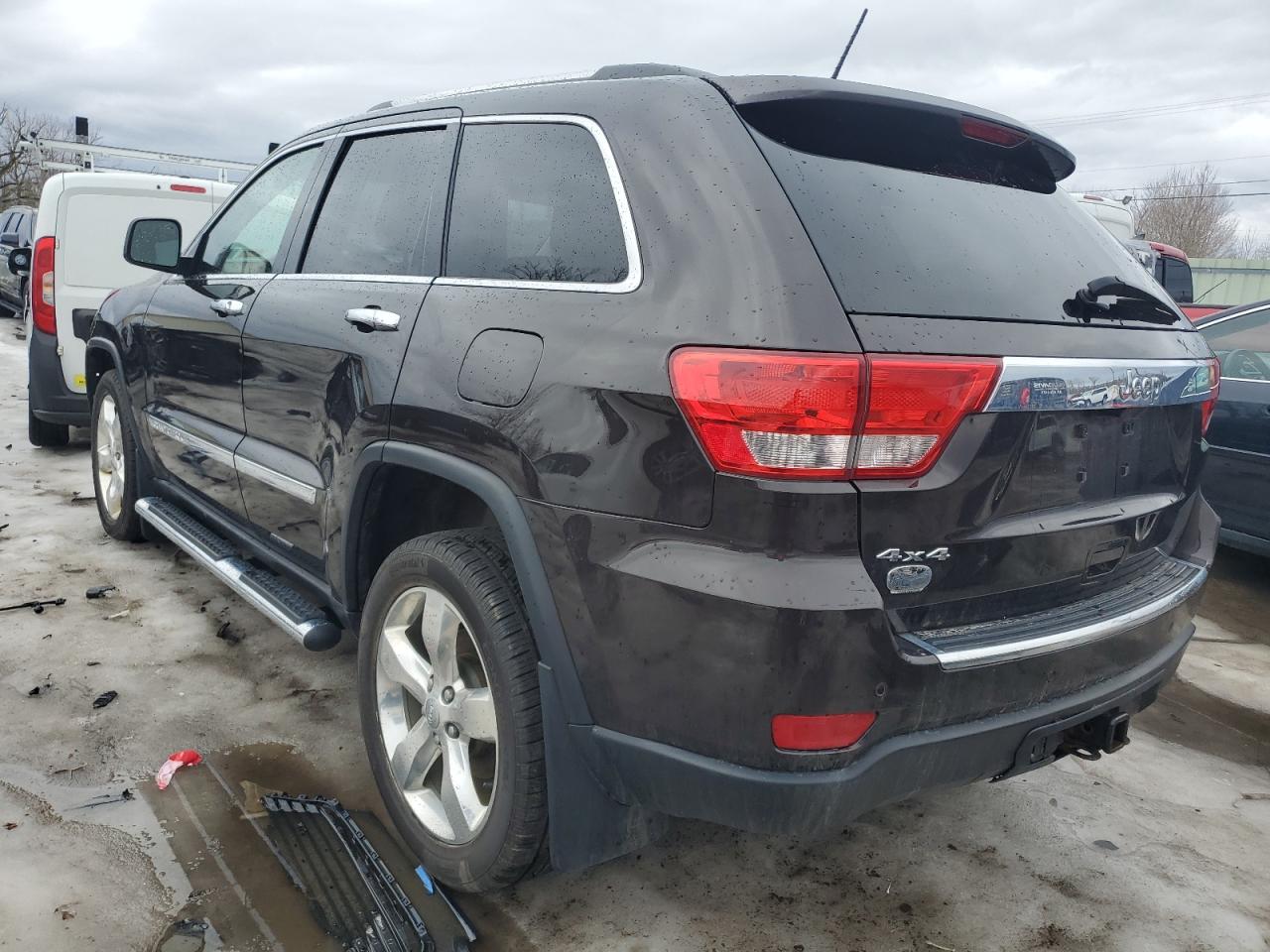 2013 Jeep Grand Cherokee VIN 1C4RJFCG7DC571280 Copart auction photo, front end / minor dent/scratches damage thumbnail 2
