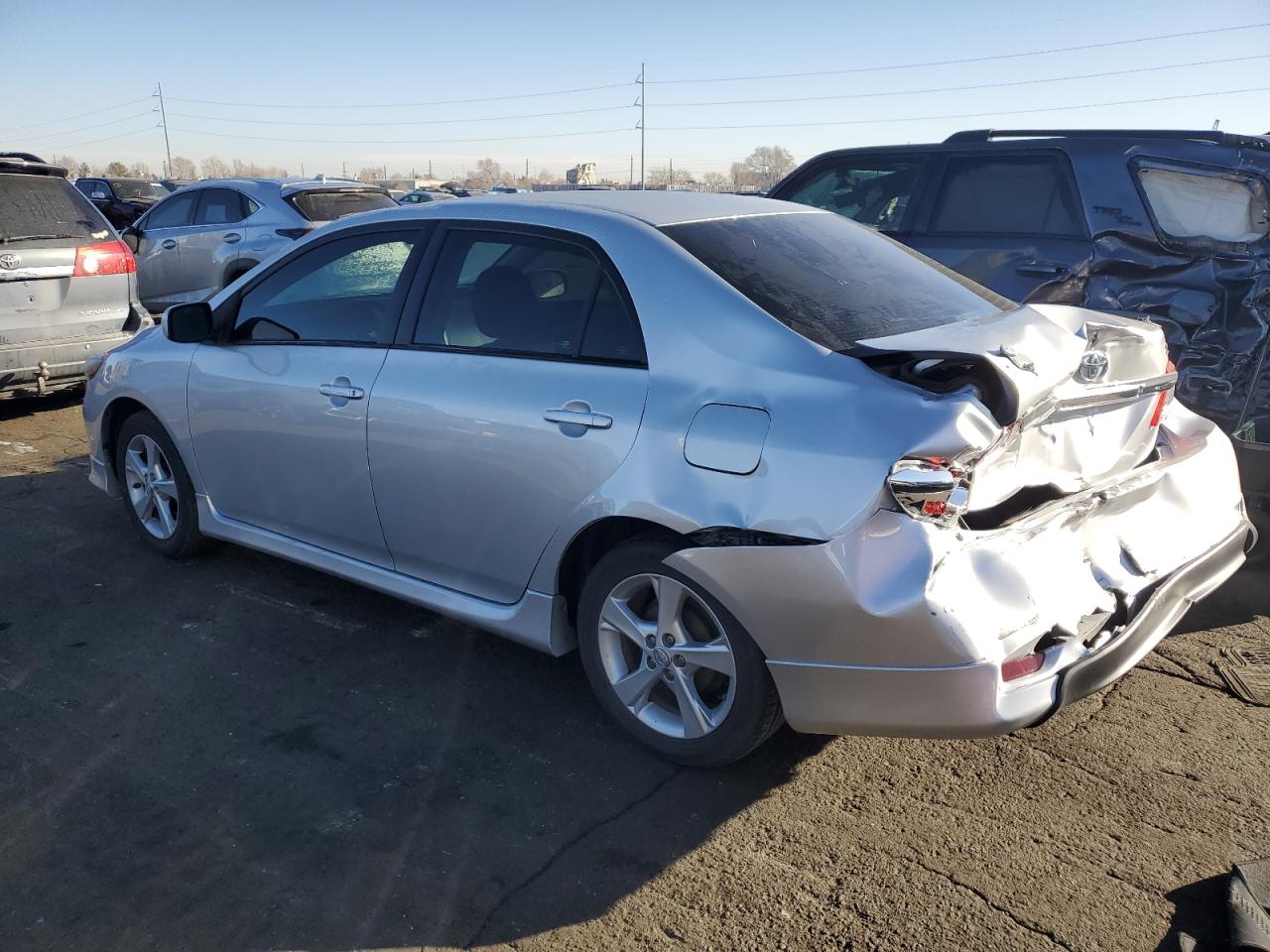 2012 Toyota Corolla VIN 5YFBU4EE5CP045874 Copart auction photo, rear end damage thumbnail 2
