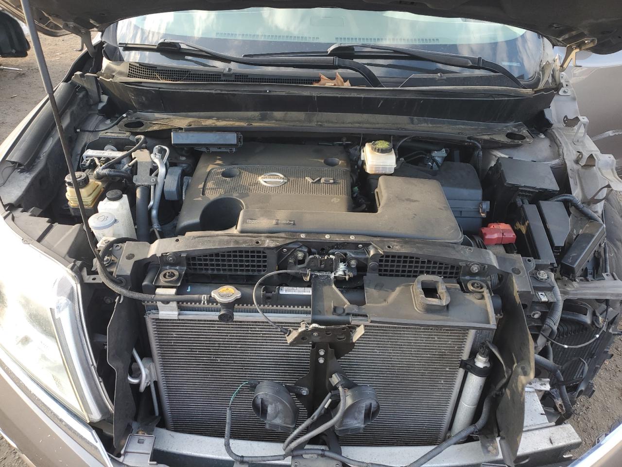 2014 Nissan Pathfinder VIN 5N1AR2MM5EC732189 Copart auction photo, front end / side damage thumbnail 12