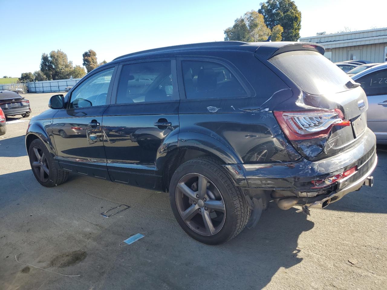 2015 Audi Q7 VIN WA1LGAFE0FD022495 Copart auction photo, rear end damage thumbnail 2