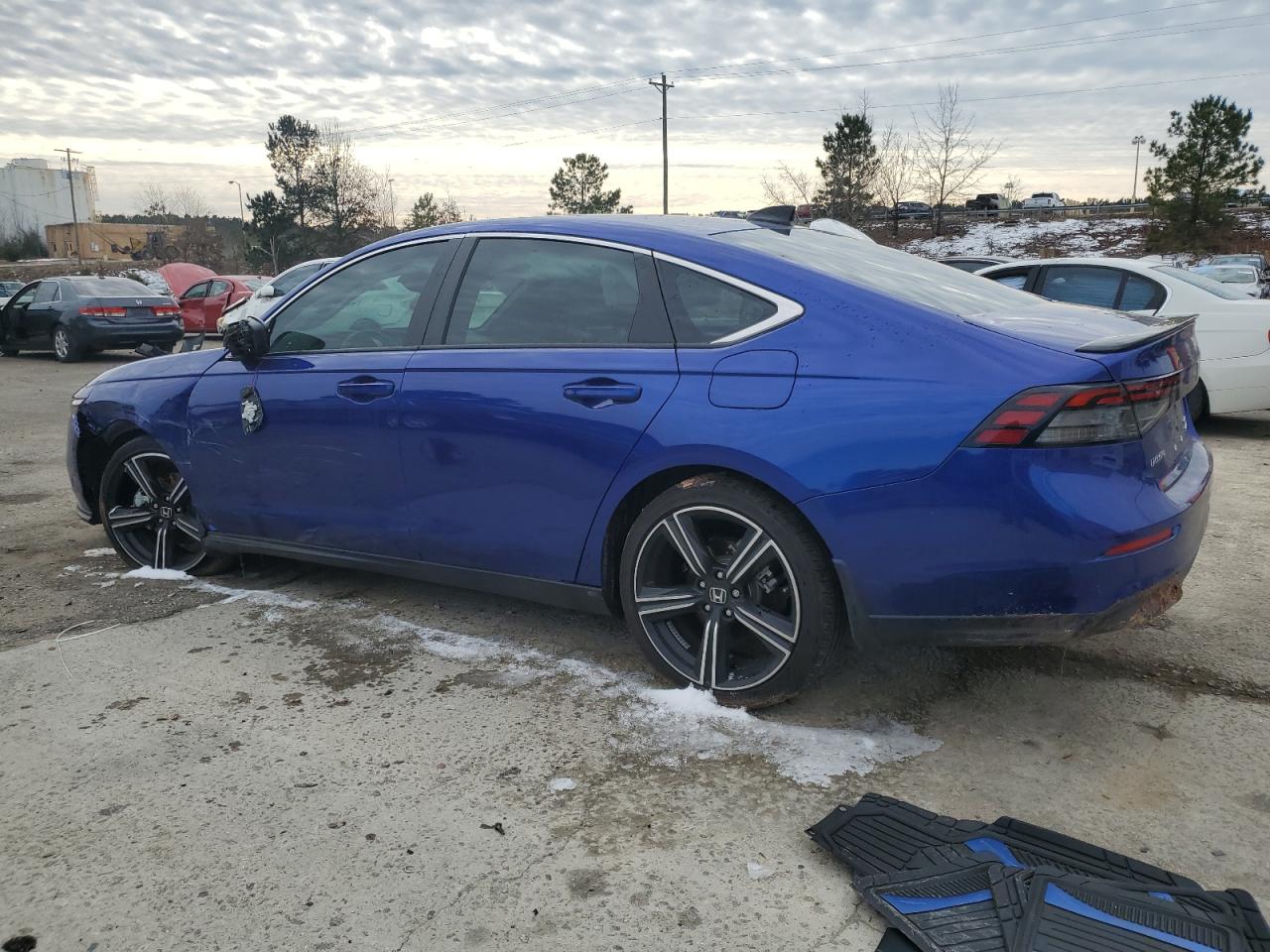 2024 Honda Accord VIN 1HGCY2F55RA073121 Copart auction photo, side damage thumbnail 2