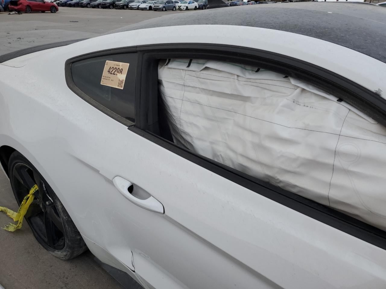 2022 Ford Mustang VIN 1FA6P8TH9N5131210 Copart auction photo, front end / hail damage thumbnail 10