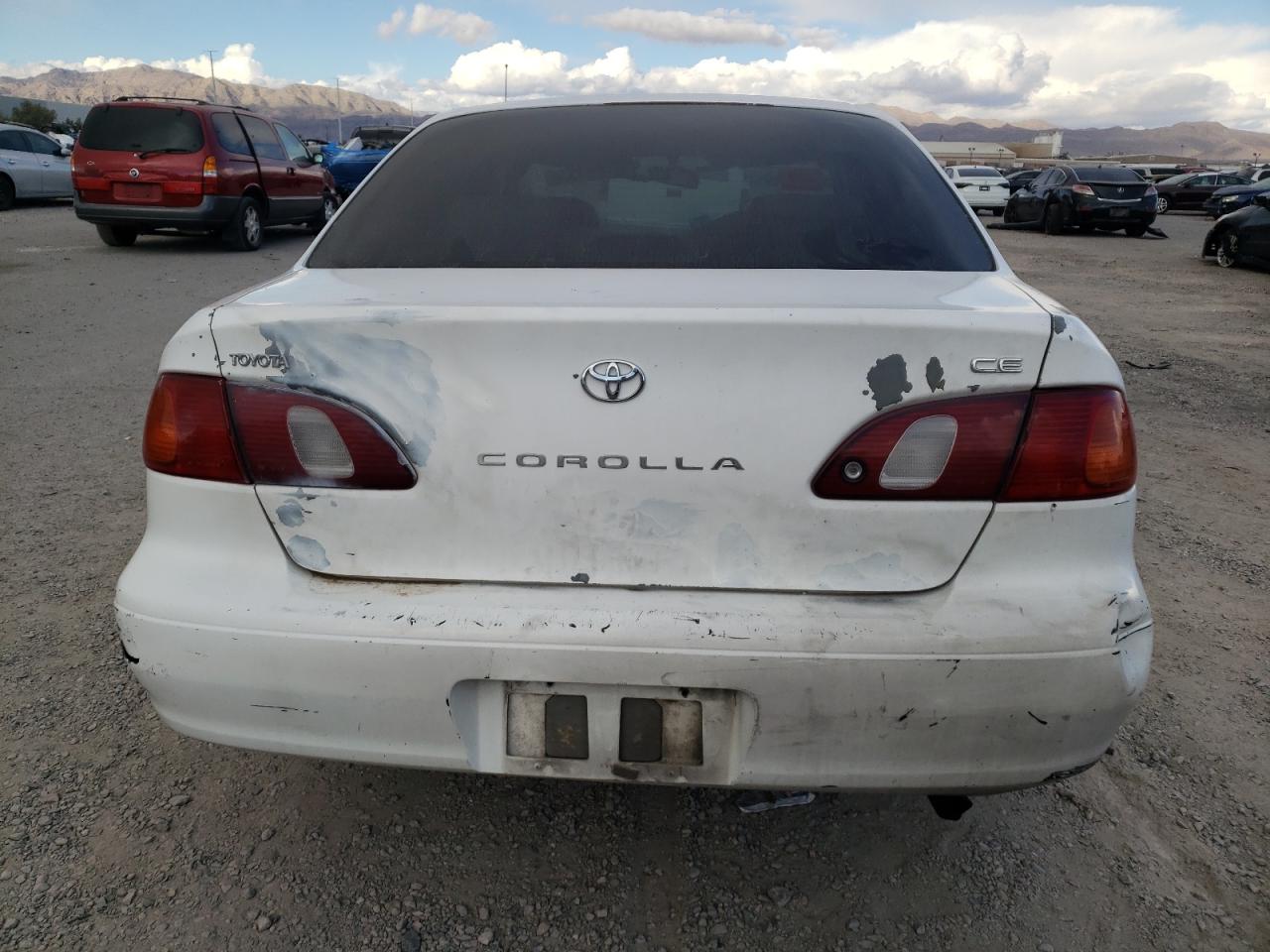 1998 Toyota Corolla VIN 1NXBR12E9WZ030088 Copart auction photo, front end / rear end damage thumbnail 6