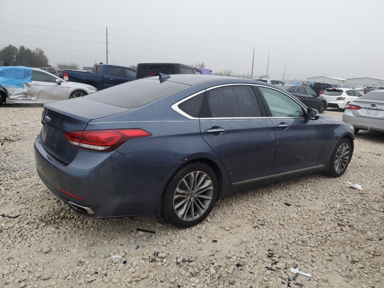2015 Hyundai Genesis VIN KMHGN4JE1FU087521 Copart auction photo, front end damage thumbnail 3