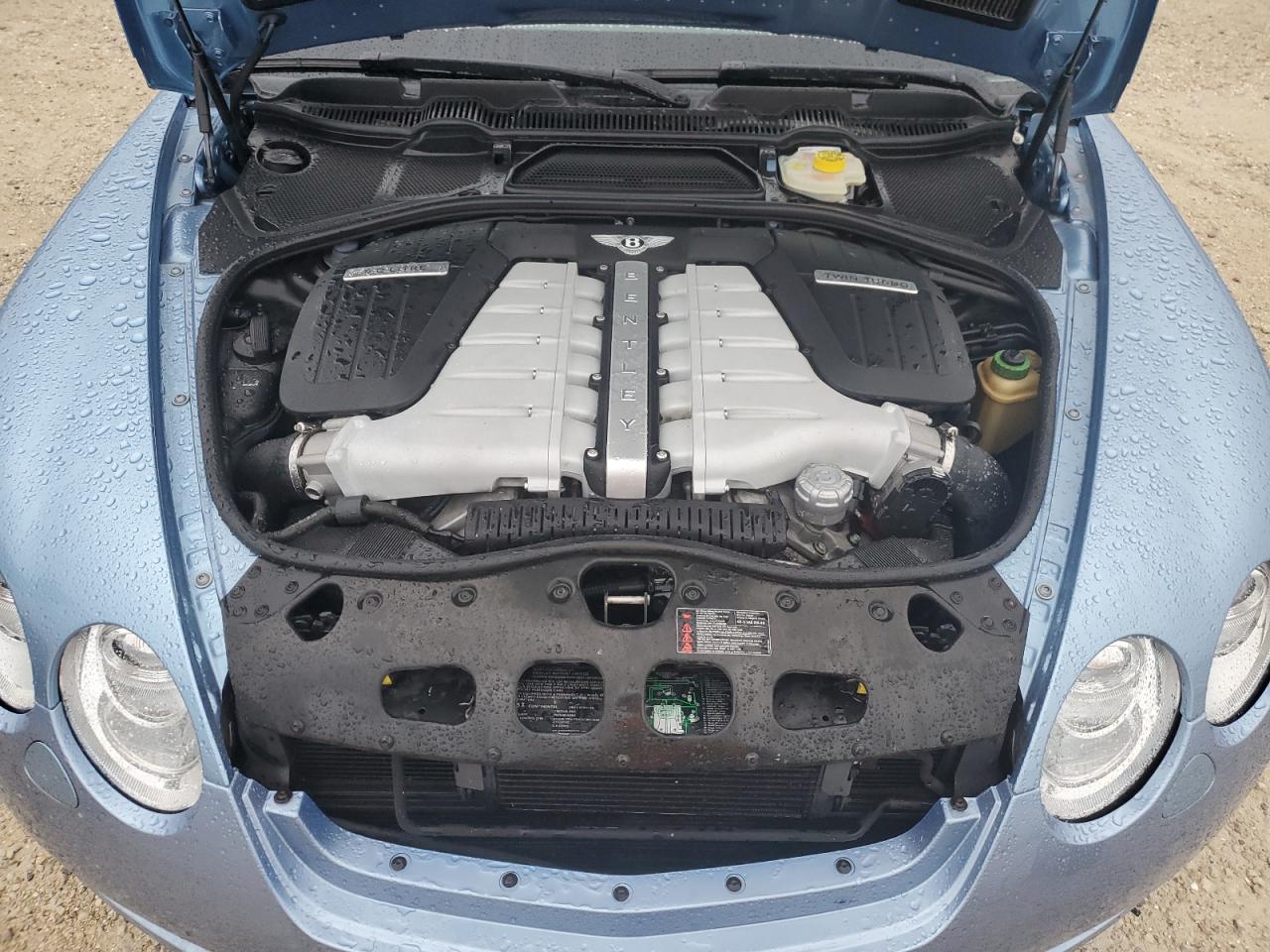 2007 Bentley Continental VIN SCBDR33W67C048204 Copart auction photo, water/flood damage thumbnail 11