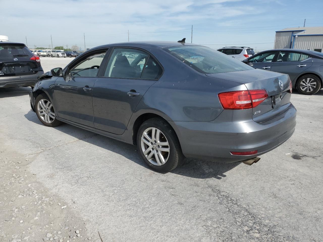 2015 Volkswagen Jetta VIN 3VW1K7AJ5FM252845 Copart auction photo, front end / minor dent/scratches damage thumbnail 2