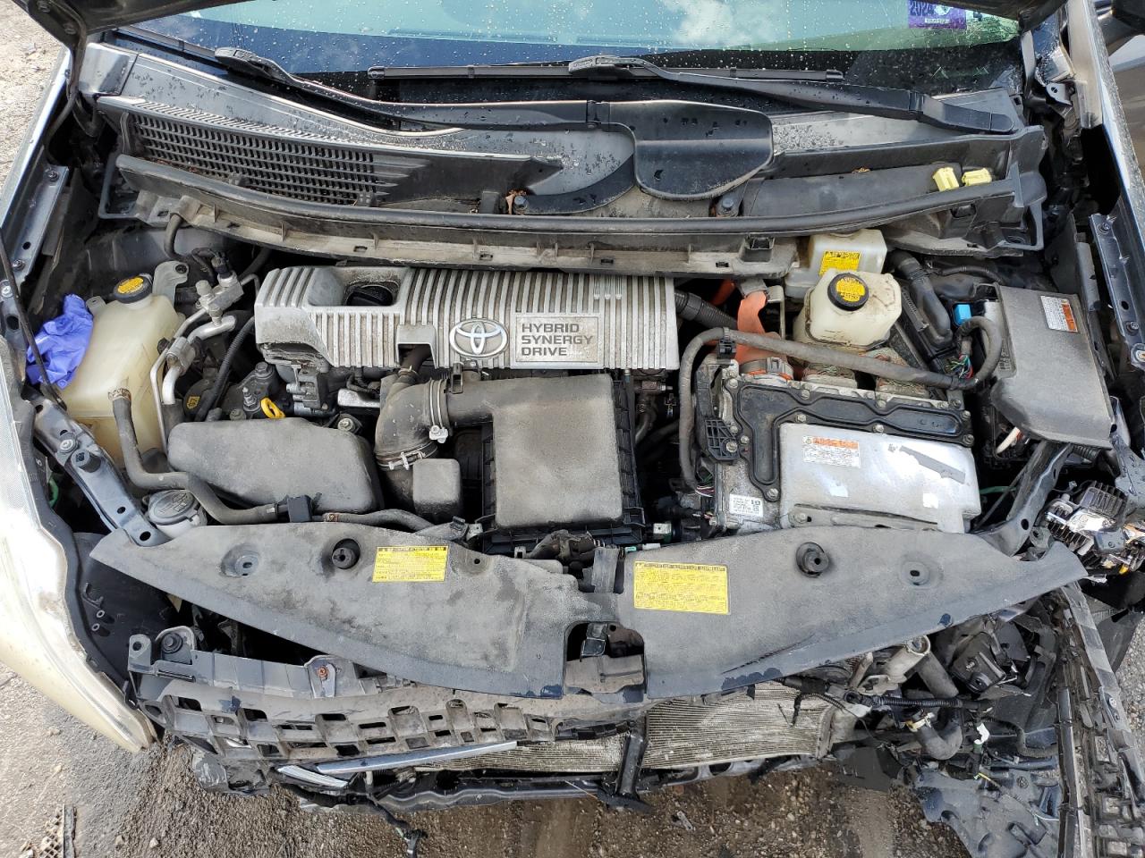 2013 Toyota Prius VIN JTDZN3EU9D3191315 Copart auction photo, all over damage thumbnail 12