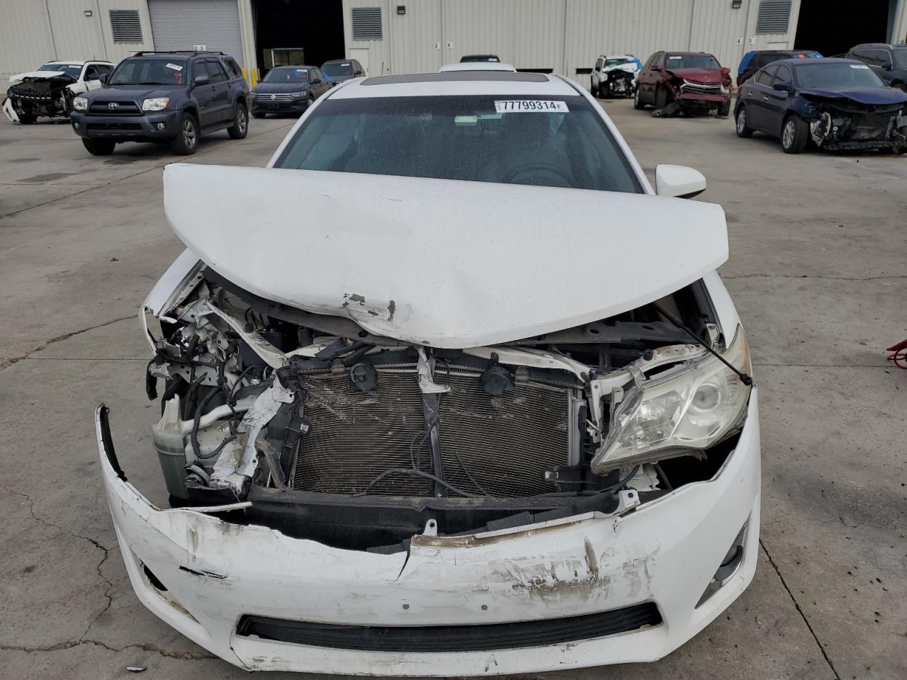 2013 Toyota Camry VIN 4T1BK1FK1DU020964 Copart auction photo, front end / rear end damage thumbnail 5