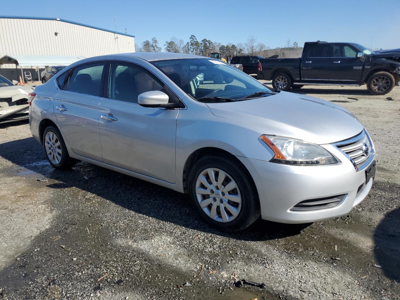 2015 Nissan Sentra VIN 3N1AB7AP4FY341227 Copart auction photo, side damage thumbnail 4