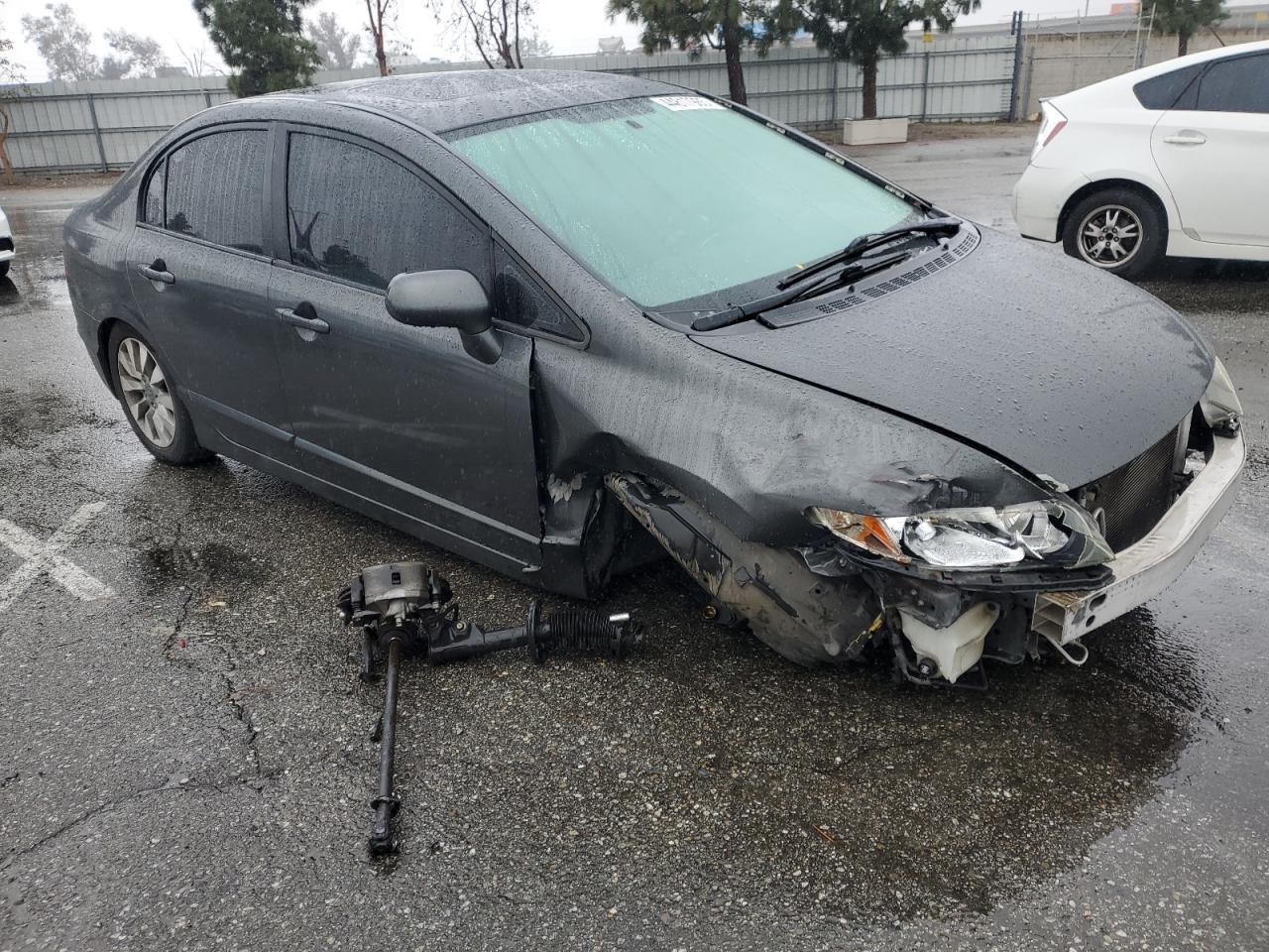 2010 Honda Civic VIN 2HGFA1F87AH509348 Copart auction photo, front end damage thumbnail 4