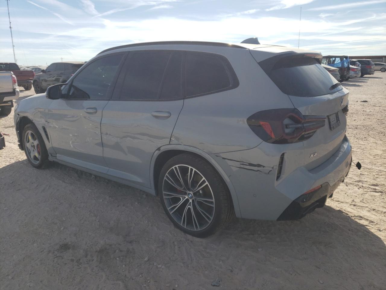 2022 BMW X3 M VIN 5UX83DP01N9L87327 Copart auction photo, water/flood damage thumbnail 2