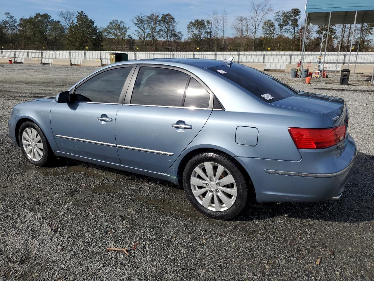 2009 Hyundai Sonata VIN 5NPEU46F29H424325 Copart auction photo, side damage thumbnail 2
