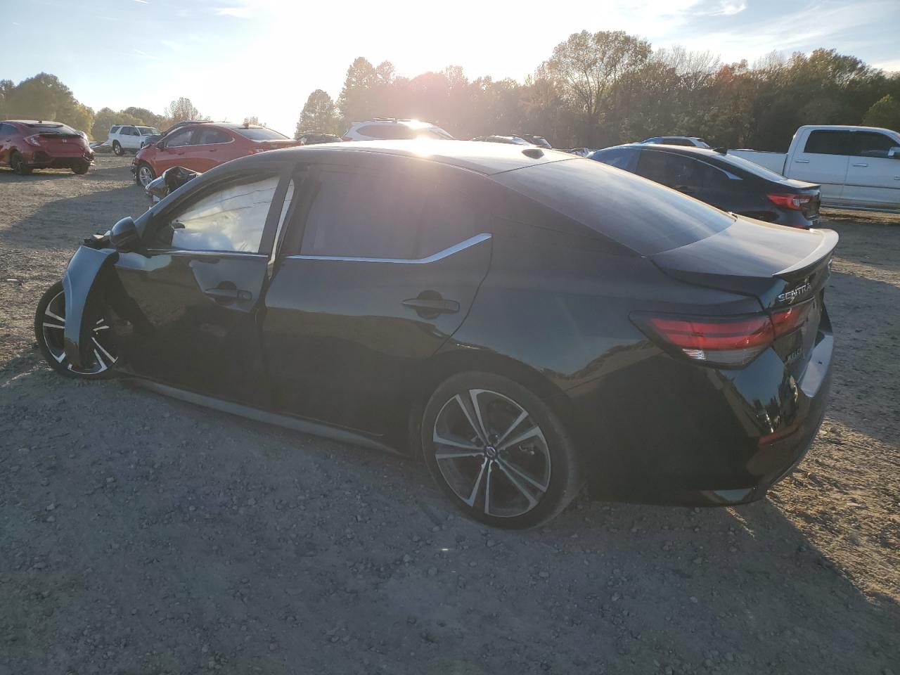 2020 Nissan Sentra VIN 3N1AB8DV0LY311184 Copart auction photo, front end / side damage thumbnail 2