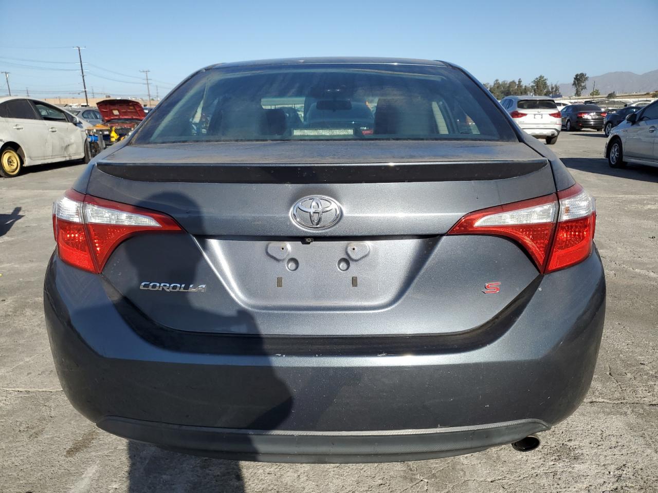 2015 Toyota Corolla VIN 5YFBURHE5FP280305 Copart auction photo, front end damage thumbnail 6