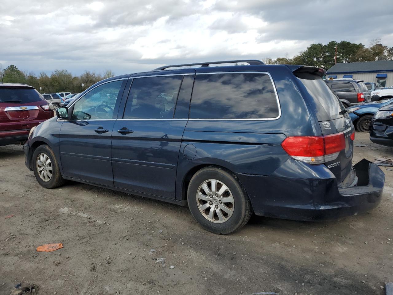 2010 Honda Odyssey VIN 5FNRL3H77AB061883 Copart auction photo, rear end damage thumbnail 2
