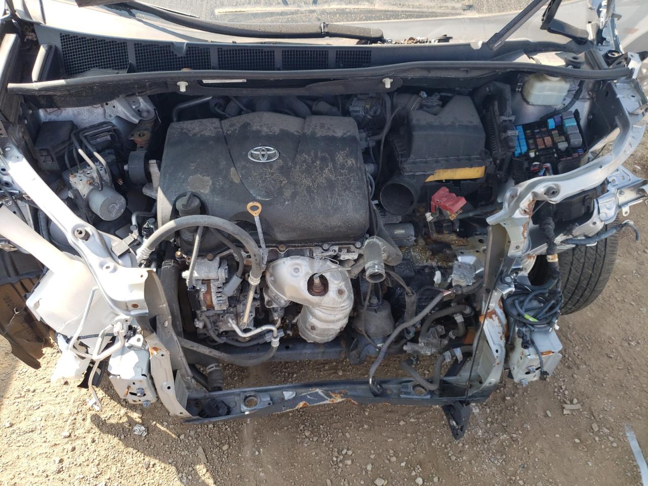 2017 Toyota Sienna VIN 5TDJZ3DC1HS158937 Copart auction photo, front end / rear end damage thumbnail 12