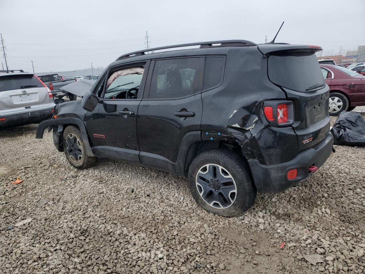 2016 Jeep Renegade VIN ZACCJBCT4GPD41028 Copart auction photo, rollover damage thumbnail 2